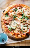 Garlic Prawn Pizza