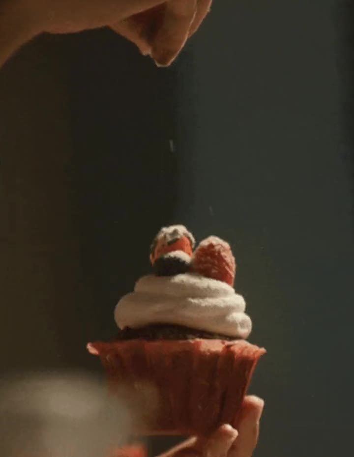 Cupcake Vegano de Vainilla