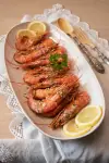 Gambas a la plancha con ajo y perejil
