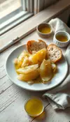 Boquerones en vinagre con pan de cristal