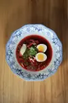 Cold Borsch with Beef