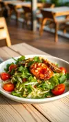 Salad with Crispy Sweet Eggplants