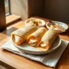 CREPES ROLLS - BANANA & PEANUT BUTTER